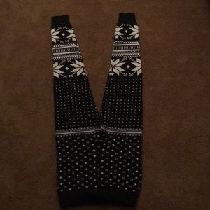 Black and white pj pants